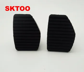 

SKTOO Brake pedal leather pad for Peugeot 307 308 408 Manual transmission brake anti-skid pedal pad Clutch pedal pad