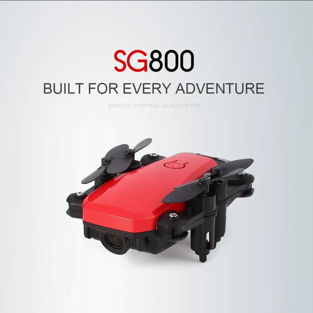 

SG800 Mini Pocket Foldable FPV Selfie RC Quadcopter Drone with 720P HD Camera Real-time Altitude Hold Headless Mode 3D Flip