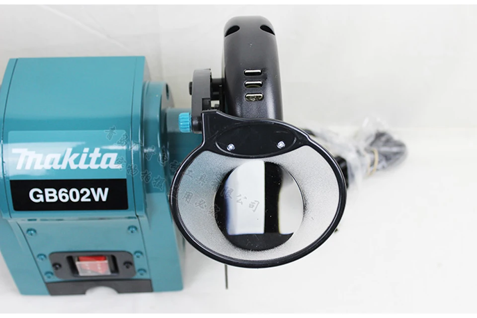 Япония Makita GB602W desktop Точильщик металла grinder GB602 полировщик 250 Вт Диаметр колеса: 150 мм (6 дюймов) Диафрагма: 12,7 мм (1/2 ")