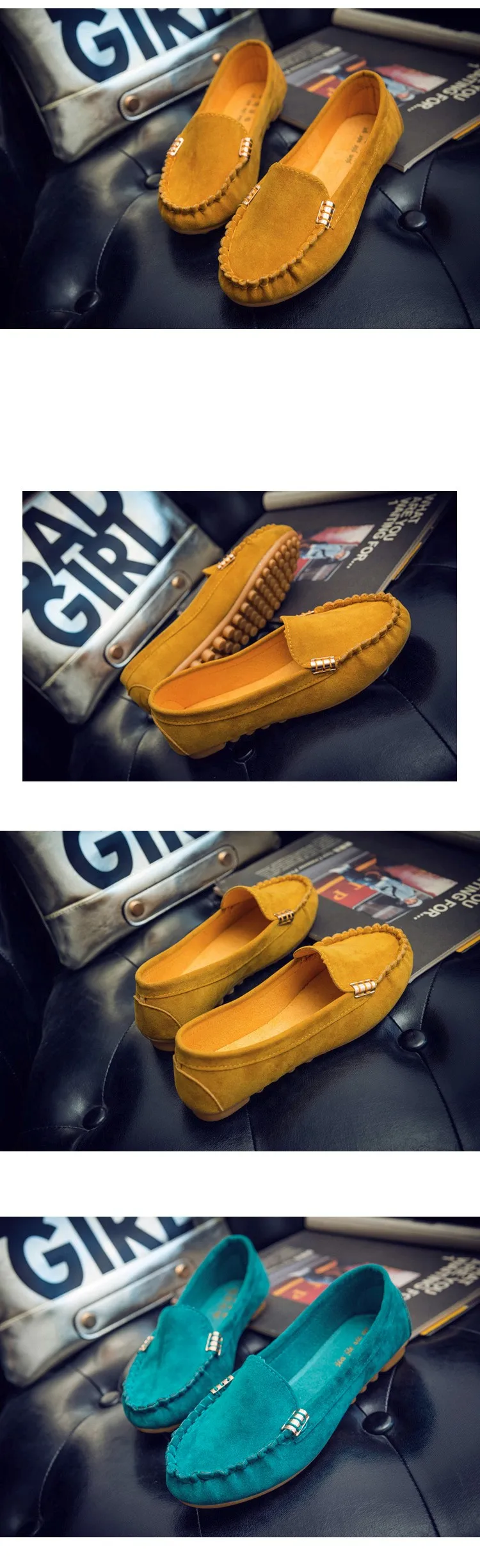Hot Sale 2016 Summer Woman Flats New Fashion Pure Color Wild Concise Flat Casual Shoes Round Toe Comfortable Female Shoes DT81 (7)