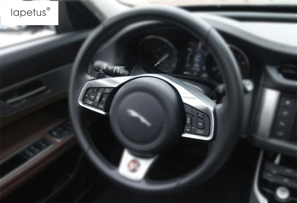 

Lapetus Accessories For Jaguar XF 2016 2017 2018 2019 Steering Wheel Gear Shift Paddles Frame Molding Cover Kit Trim 1 Pcs / ABS