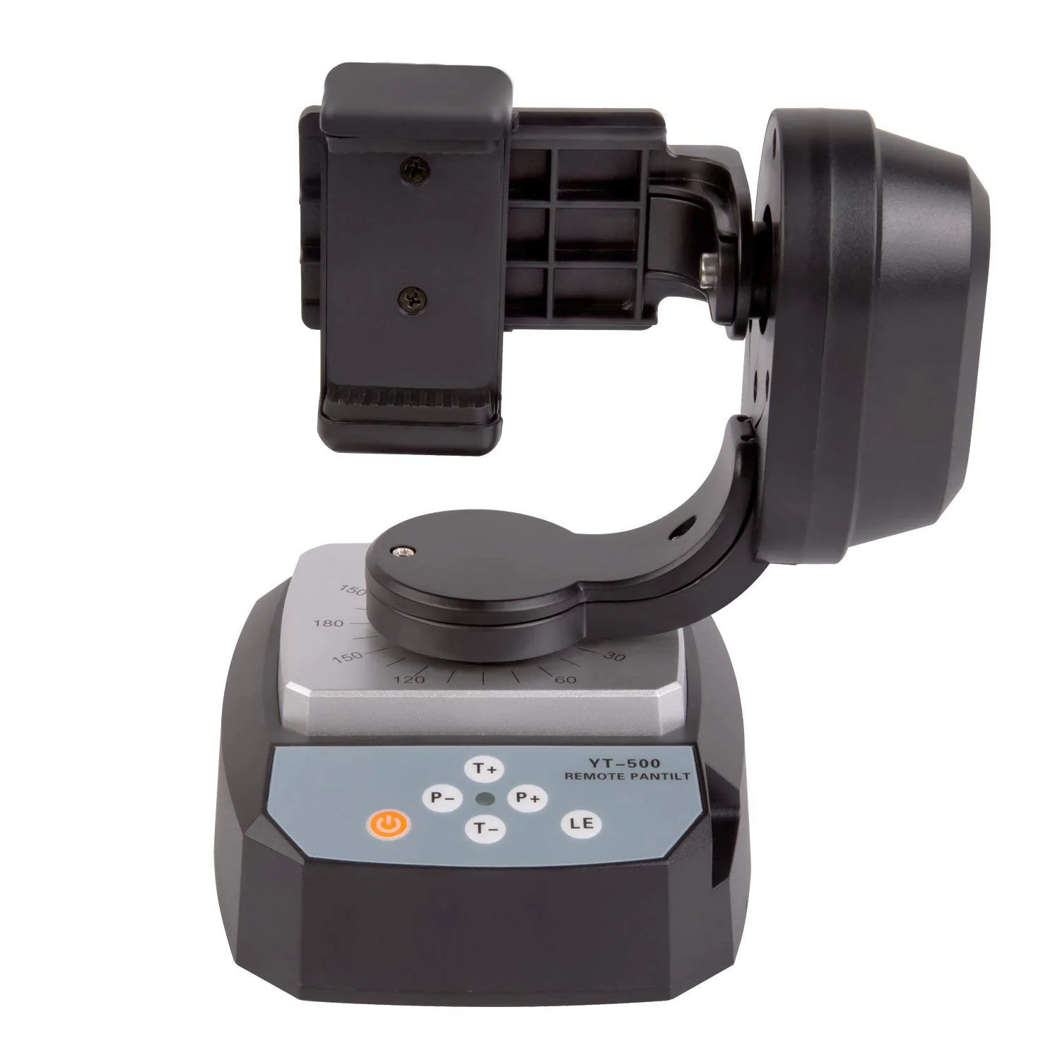 Маха ZIFON YT-500 автоматический дистанционное управление Управление функции панорамирования, наклона и моторизованный вращающийся Штатив для видеосъемки Для iPhone 7/7 Plus/6/6 Plus смартфон - Цвет: Black