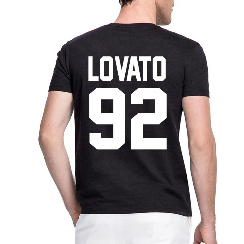 Camisa Lovato Demi Lovato 92 De Volta Cartas De Impressao Moda Das