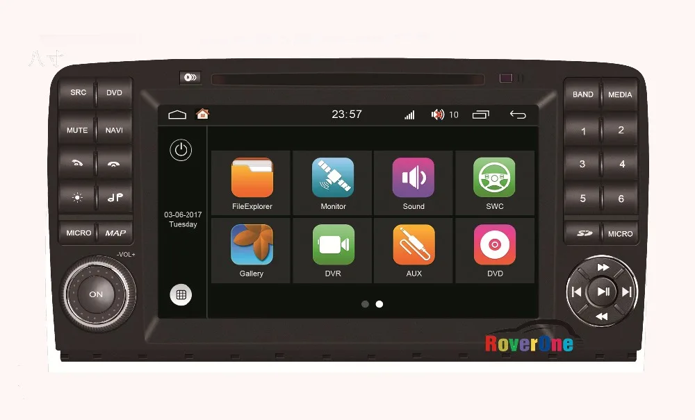 Perfect RoverOne For Mercedes W251 R280 R300 R320 R350 R500 2G RAM Quad Core Car Multimedia Player Navi Autoradio GPS Bluetooth S190 7