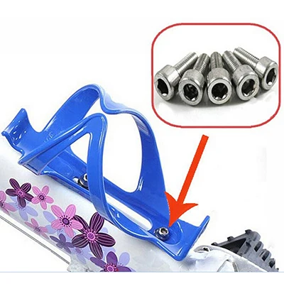 8Pcs Montain Bike Water Bottle Cage Holder Bolts Screws Hex Socket Screws