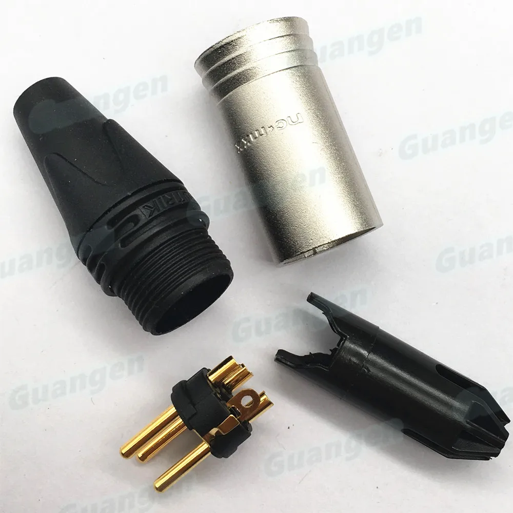 Высокое качество 80 шт./лот позолоченный 3Pin XLR разъем с 40 шт. NC3MXX и 40 шт. NC3FXX