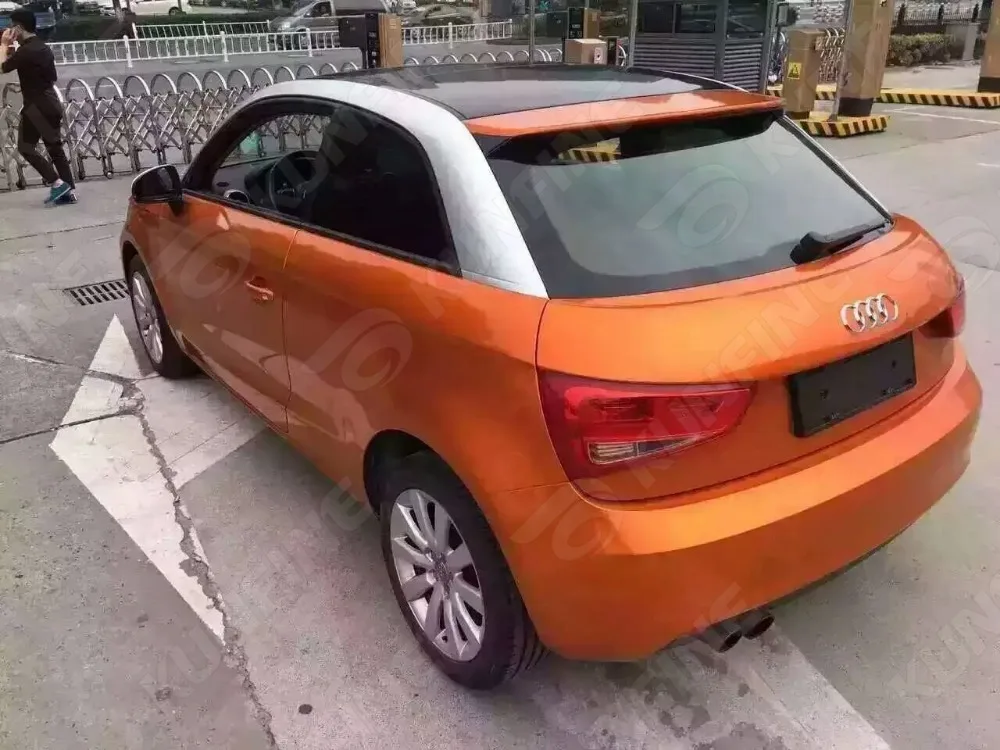 Aurora Orange Car Vinyl film 7