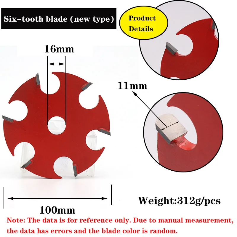 1 шт. многотипный деревообрабатывающий шестиугольный диск чайный лоток пилы 16 мм Диафрагма для углового шлифовального станка резьба по дереву лезвие для мясорубки - Цвет: LCCD(XK)