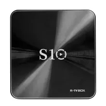 R-TV BOX S10 Android 7.1 Smart TV Box S912 Octa core KODI 18.0 DDR4 Ram 3GB + Rom 32GB BT 4.1 5G Dual WIFI 1000M Lan 4K 3D