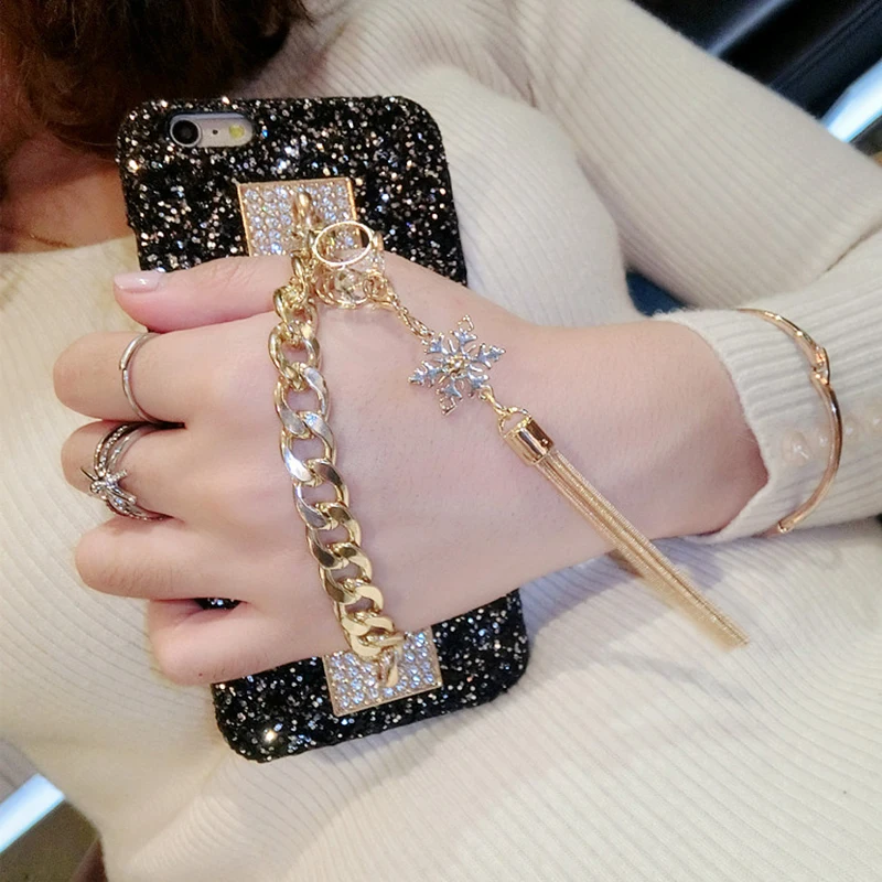 CHAOLIDA Wholesale Bling Gliter Scrub Cellphone Accessories De Celular for Iphone X 6 6s 6plus 7 7plus 8 8plus Steel Strap Cases CHAOLIDA Wholesale Bling Gliter Scrub Cellphone Accessories De Celular for Iphone X 6 6s 6plus 7 7plus 8 8plus Steel Strap Cases