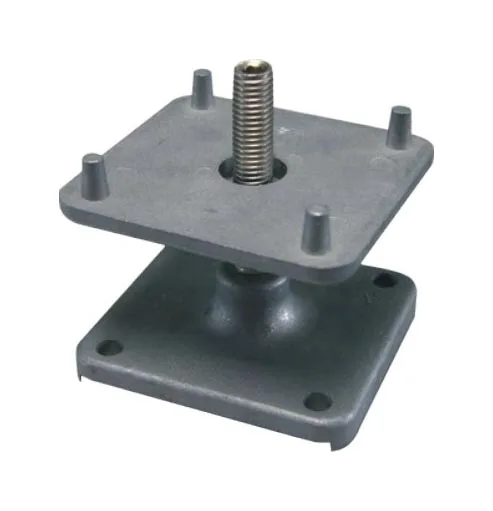 

Zinc alloy adjustable foot for wooden floor exhibition booth floor