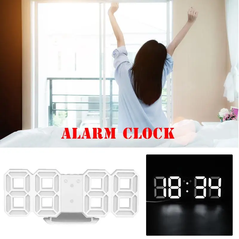 LED Alarm Clock Digital Clock 2412 Hour Display Desk Table Clock Watch Ornament Decoration Saat Reloj Despertador Reveil