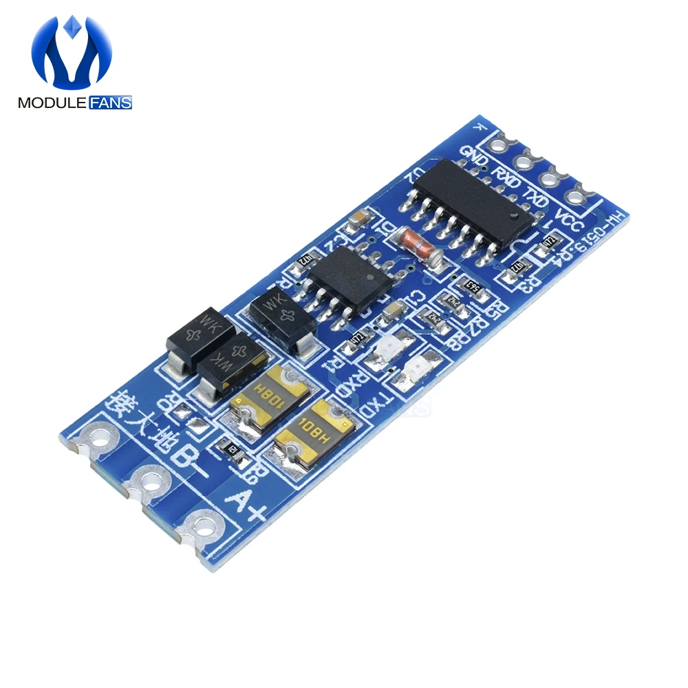 

TTL Turn To RS485 Module Hardware Automatic Flow Control Module Serial UART Level Mutual Conversion Power Supply Module 3.3V 5V