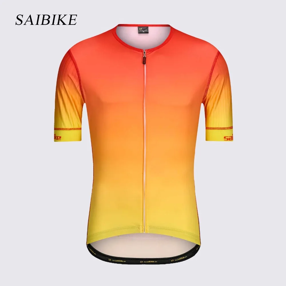 

saiBike Cycling Jersey 2019 bandana men Summer Spandex Cycling Clothing Short Sleeve Bike Shirt bicycle tops