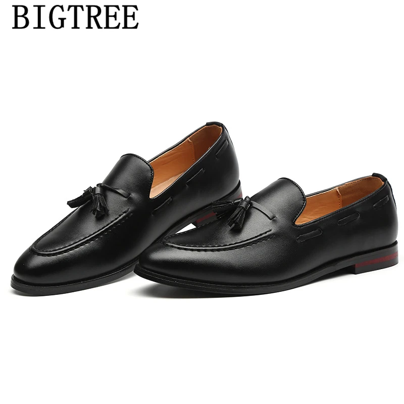 

office shoes men classic tassel moda italiana slip on men dress shoes business shoes men formal coiffeur loafers erkek ayakkabi