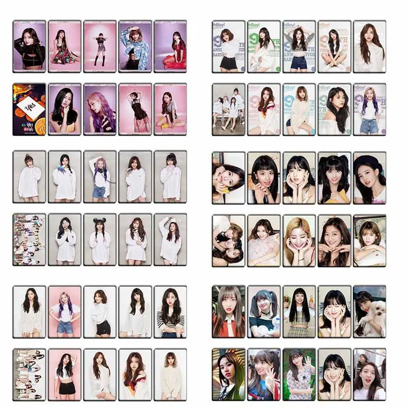 

Новый 10 шт./компл. Kpop дважды ЛОМО фото карты стикеры летние ночи Мода Sticky Photocard шт. плакат