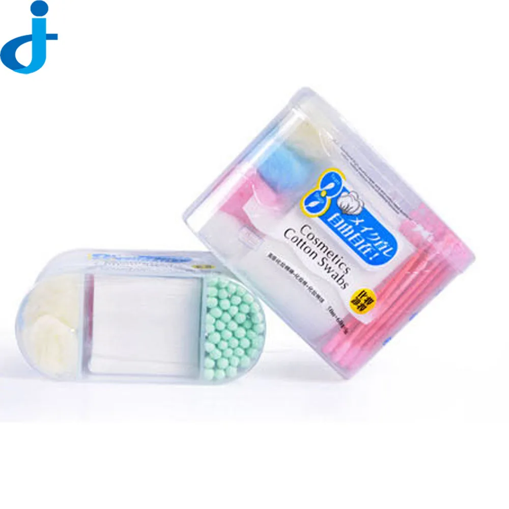 Cosmetics Cotton Swabs 3 In 1 Makeup Remover Cotton Pads Cleaning Swab