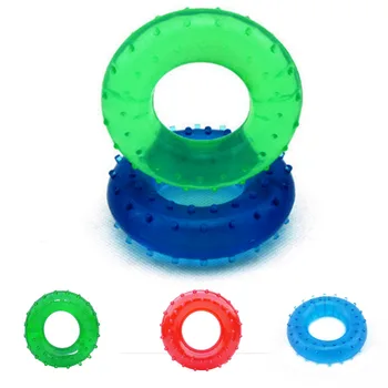 

35KG Strength Hand Grip Muscle Power Training Rubber Easy Carrier Hand Grips Fitness Rubber Ring Exerciser Expander Gripper