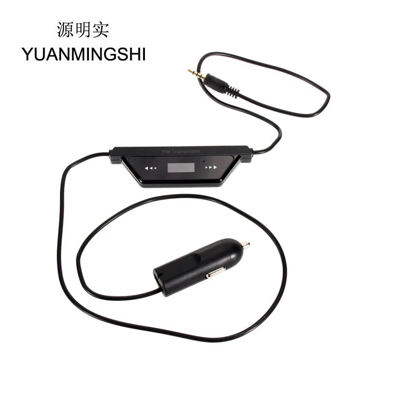 YUANMINGSHI Car FM Transmitter for Smart Phone MP3 MP4 With 3.5mm Audio