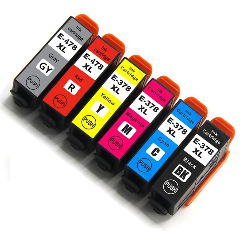 vilaxh 378XL 478XL Compatible Ink Cartridge For Epson T378 T478 378 478 XL Expression Photo XP