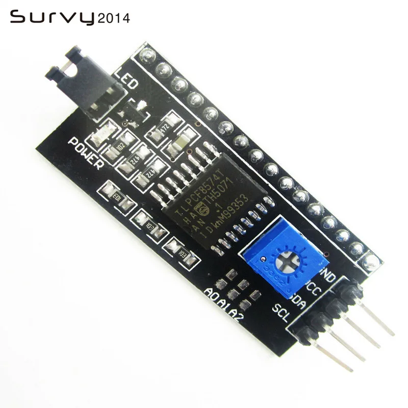

LCD1602 1602 module Blue Green screen 16x2 Character LCD Display Module HD44780 Controller blue black light