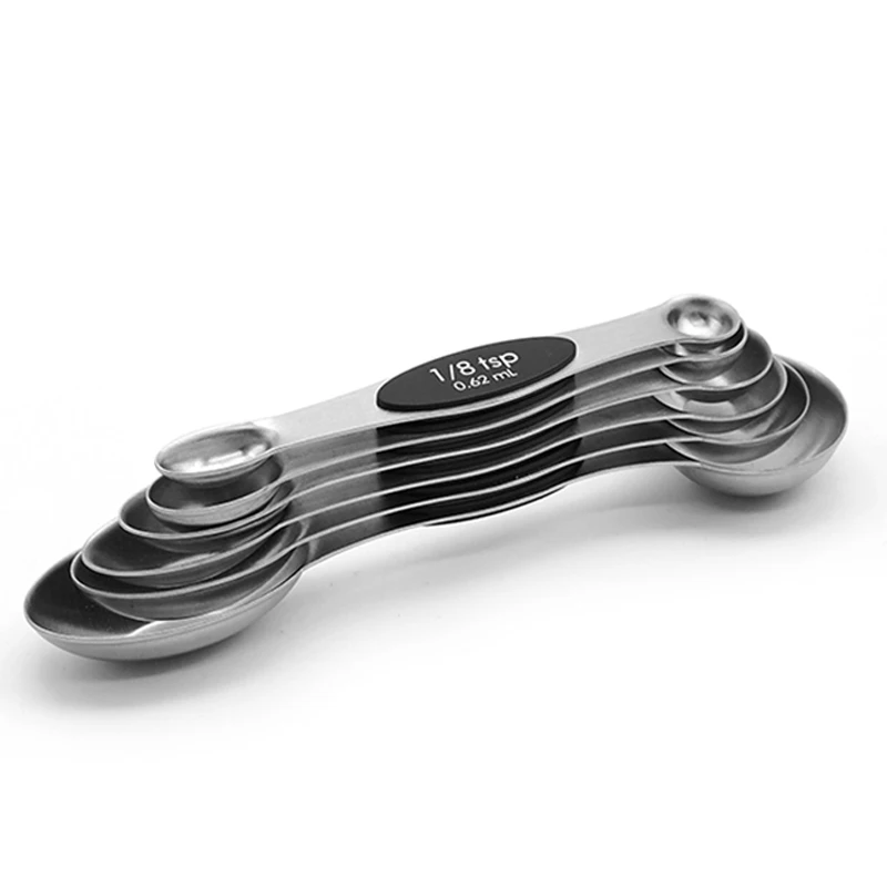 

Measuring Spoons Stainless Steel Set Baking Coffee Meauring Spoon Practical Kitchen Tool Gadget Baking Pastry Tools 6pc/set