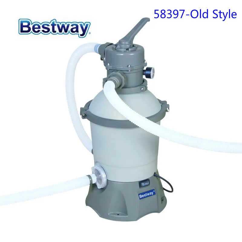58397 Bestway 530 Гал песочный фильтр для 1100-16000L бассейн коррозионно-стойкие бак 6 позиций ValveTop фланцевый зажим дизайн