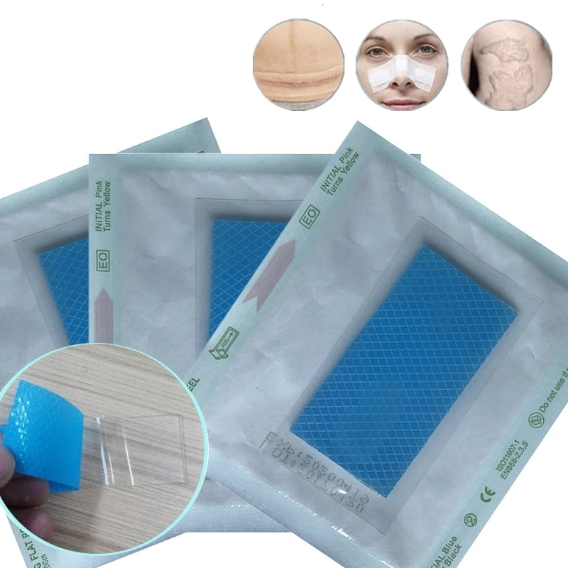 

1PCs 3.5*7cm Silicone Gel Scar Sheet Removal Patch Reusable Acne Gel Scar Therapy Sheet Skin Repair Body Face Scar Repair