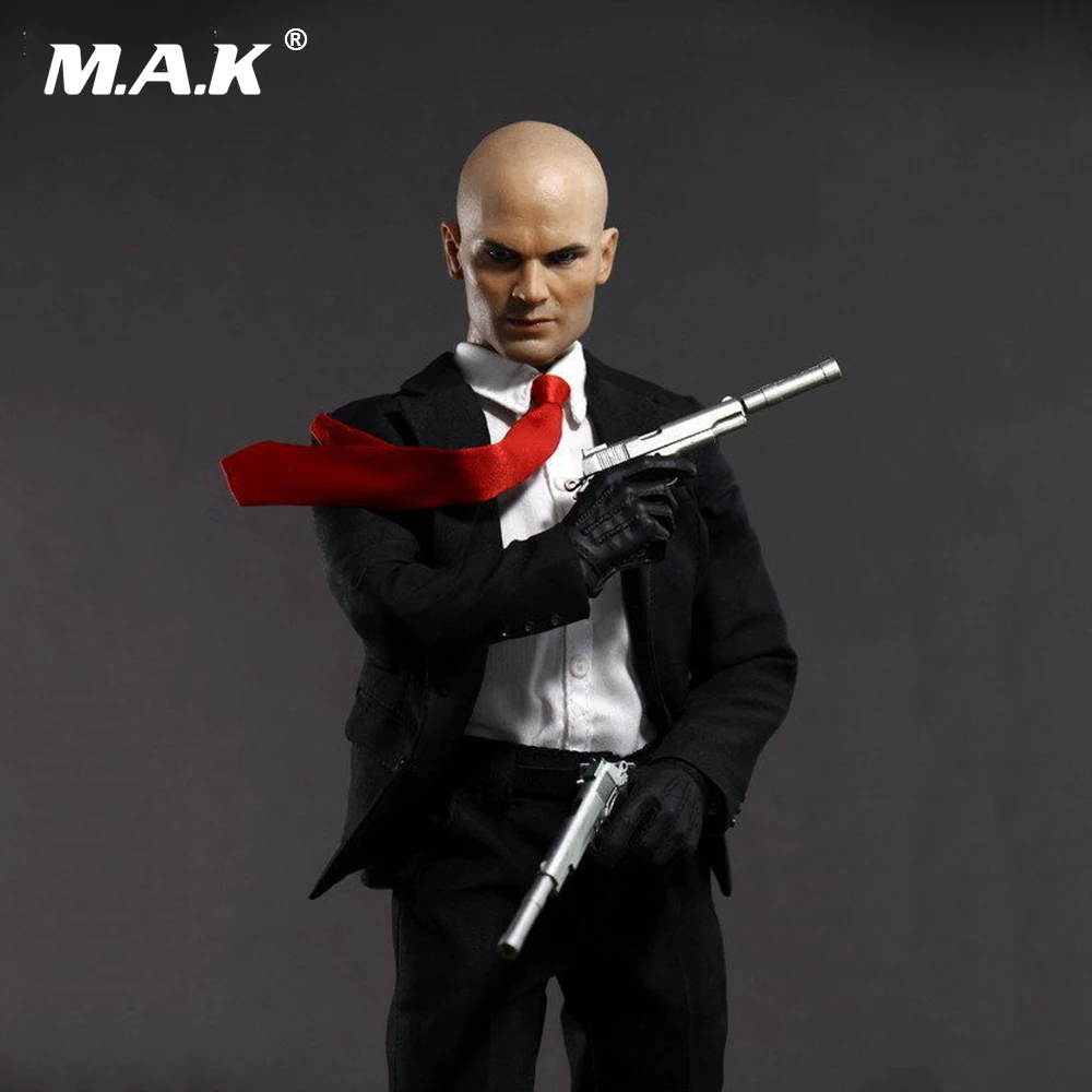 Коллекционная кукла Hitman 47, масштаб 1/6, полный набор, экшн-фигурка, костюм для головы, тела, одежды и аксессуаров, модель игрушек в подарок