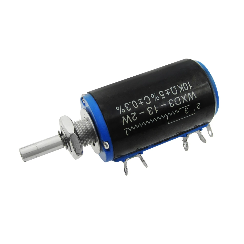 WXD3 13 2W вал Dia 100R 220R 330R 470R 1K 2 K 3 4 7 6 8 10K 22K 47K Ohm поворотный боковой многоповоротный
