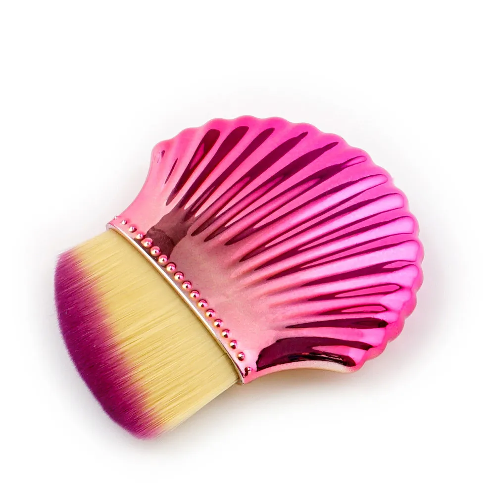 

2017 New Arrival Shell Foundation Powder Makeup Brushes Shell Contour Powder Goat Hair Brush Tools brochas para maquillaje