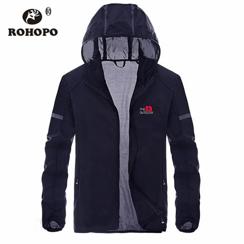 Sunscreen Jacket Windbreaker 2019 Summer Male Out Door Beach Travel Waterproof Jackets Outwear Breathable Filed Active Jackets