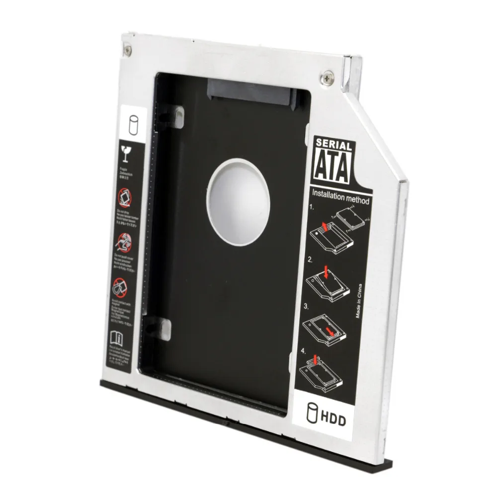 Xiwai SATA 22pin HDD HD жесткий диск Caddy чехол для 12 7 мм универсального ноутбука CD / DVD ROM Optical