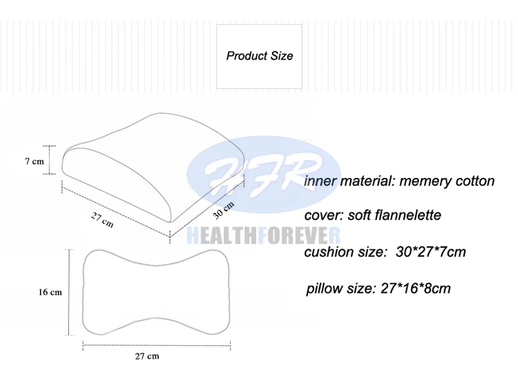 HFR816 черная Расслабляющая массажная подушка с эффектом памяти, поясничная переносная подушка с низкой спинкой для офиса, дома, автомобиля, подушка для сиденья водителя