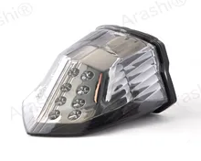 Lanterna traseira Para Yamaha XJ6 FZ6 2009-2013 Desvio 600 Piscas de LED Cauda Luz de Freio Traseiro Da Motocicleta XJ600 2010 2011 2012