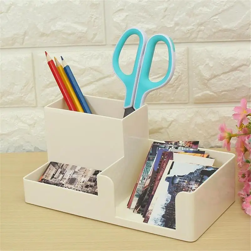  Vividcraft Multifunctional Pen Pencil Holder Candy Color Pen Container Desk Organizer Stand Plastic