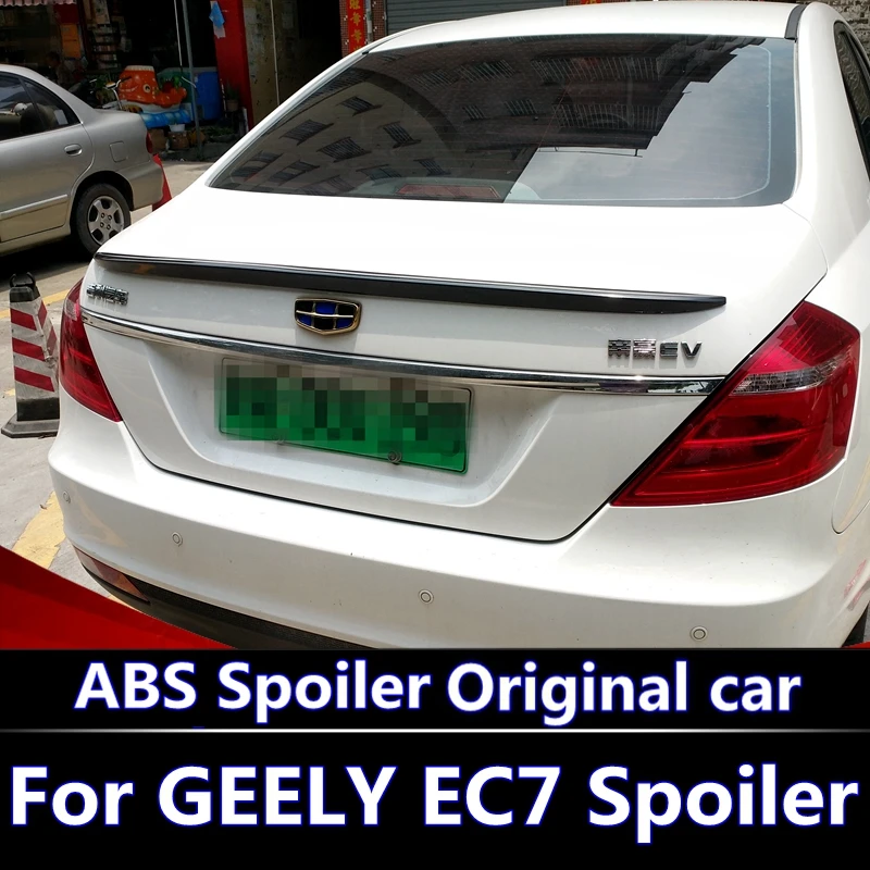 

For Geely Emgrand Spoiler High Quality ABS Material Car Rear Wing Primer Color Rear Spoiler For Geely EC7 2008-2016 Spoiler