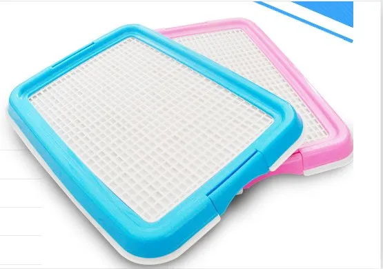 Portable Pet Dog Indoor Restroom Training Potty Pee Toilet Fence Tray Pad