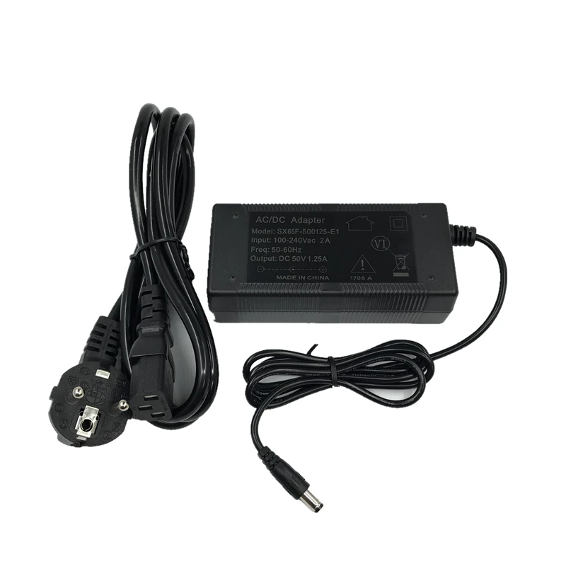 Power plug50V1.25A ANDDEAR-10/100 Мбит/с rj45 переключатель poe 802.3af 8 poort voeding 15,5 Вт voor ip камера NVR ip telefoon wifi точка доступа poe коммутатор - Цвет: Power plug50V1.25A