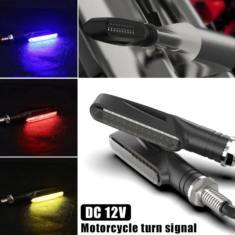 

2PCS Motorcycle Turn Signals Light Motorcycle Blinker Flashing Indicator Tail Stop Signal for Honda Super Bright Motorbike