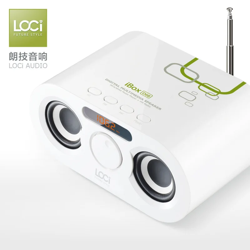 

D68 Mini Bluetooth Card Small Speaker Radio 3D Surround Mp3 Player Mobile Phone Audio for Phones with Microphone Loudspeaker