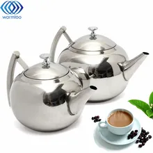 1.5L/2L прочный Нержавеющая сталь кофейник, чайник холодной воды с фильтром Чай лист фильтр-инфузор польский дома моды