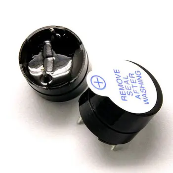 

100pcs 5v Active Buzzer Magnetic Long Continous Beep Tone 12*9.5mm