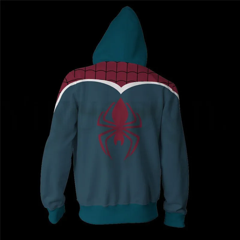 Мужские и женские толстовки на молнии Venom Spiderman 3d принт с капюшоном куртка Mravel 4 фильм Супергерои Толстовка уличная одежда костюм