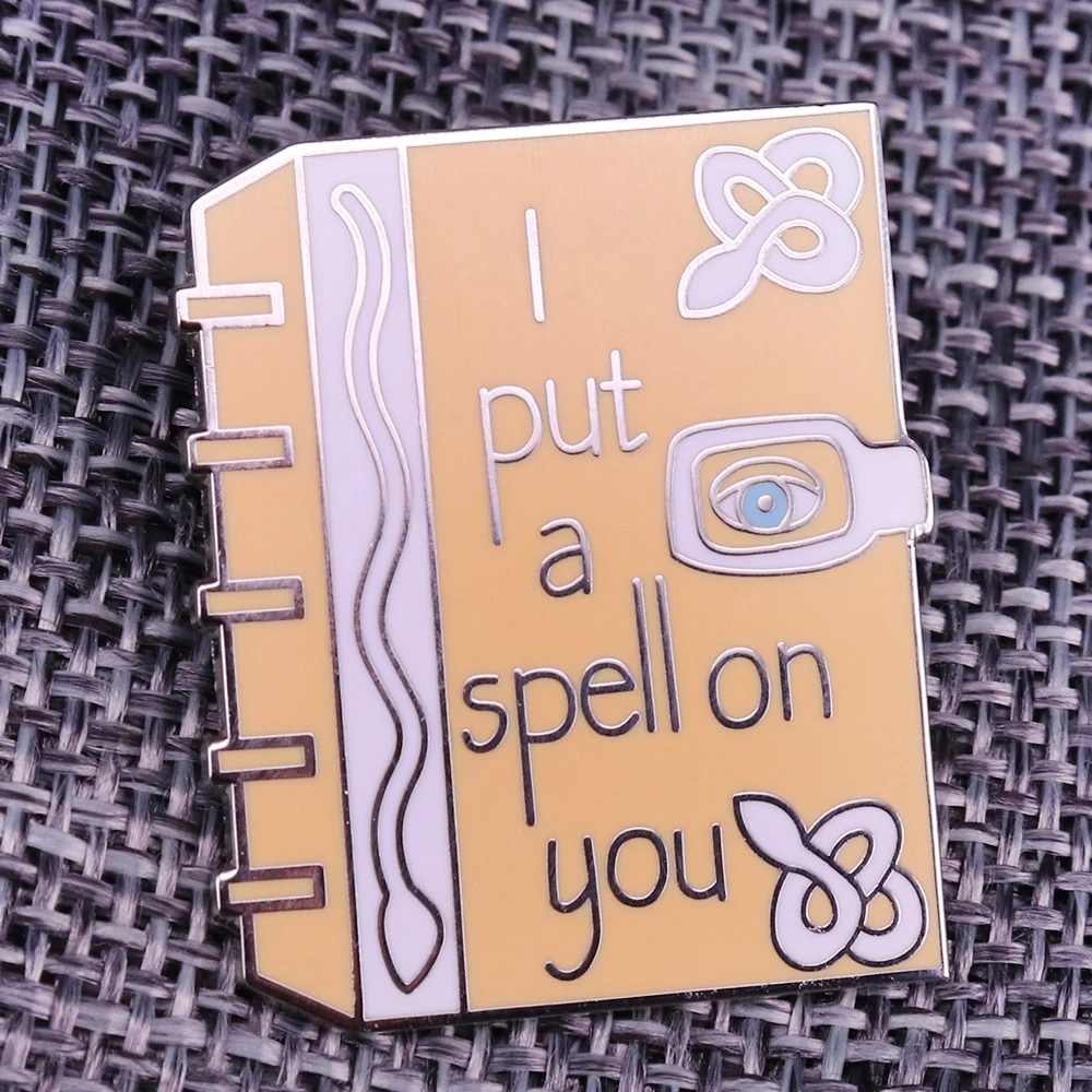 

Book of Spells for collector of Halloween or witchy pin