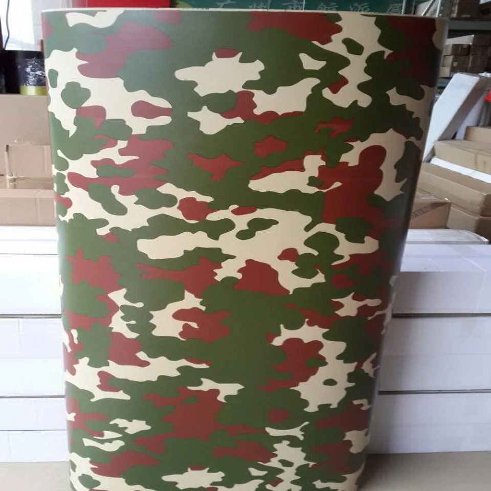 50X152CM Hot Selling Premium Camo Car Sticker Vinyls PVC Motorcycle Carbon Fiber Sticker Army Military Camouflage Woodland Decal