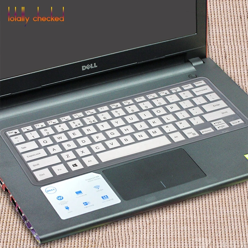 Силиконовый чехол для клавиатуры для ноутбука DELL XPS 15 XPS15-9550 9560 9570 15MF Pro 5578 7558 7568 7569 7572 15 Вт/WR Vostro 15 5568 7568 - Цвет: white