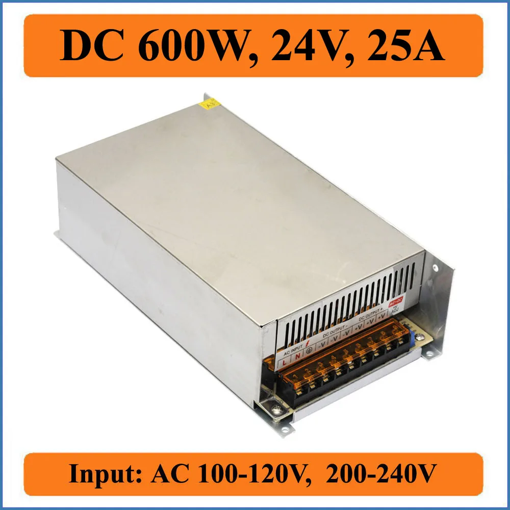 Buy 600W 24V 25A Switching Power Supply for LED Strip