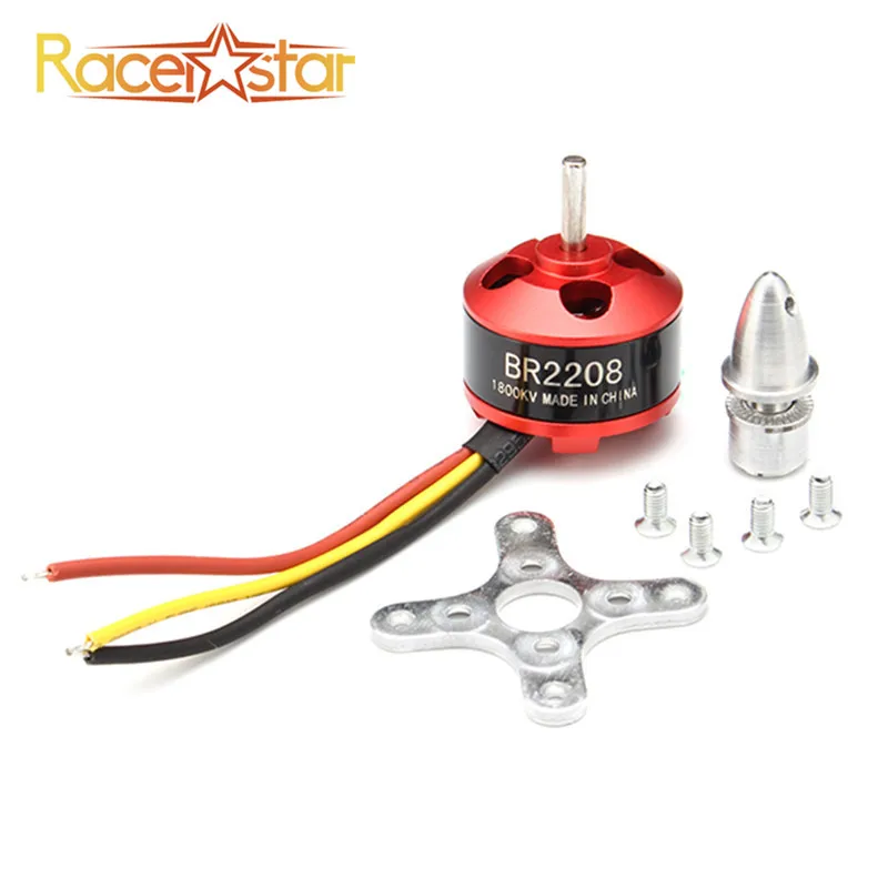 

High Quality Racerstar BR2208 1800KV 2-3S Brushless Motor For RC Models Multirotor Parts RC Racer Drone