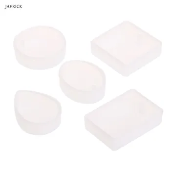 

5pcs DIY Silicone Mould Craft Mold For Resin Necklace Jewelry Pendant Making